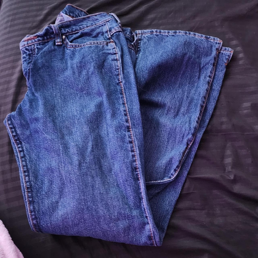 Wrangler Blue Flare Wide Leg Jeans